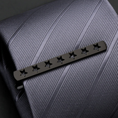 新款 高级领夹别针 简约男女别针韩版 男士 银色枪黑色领带夹商务正装