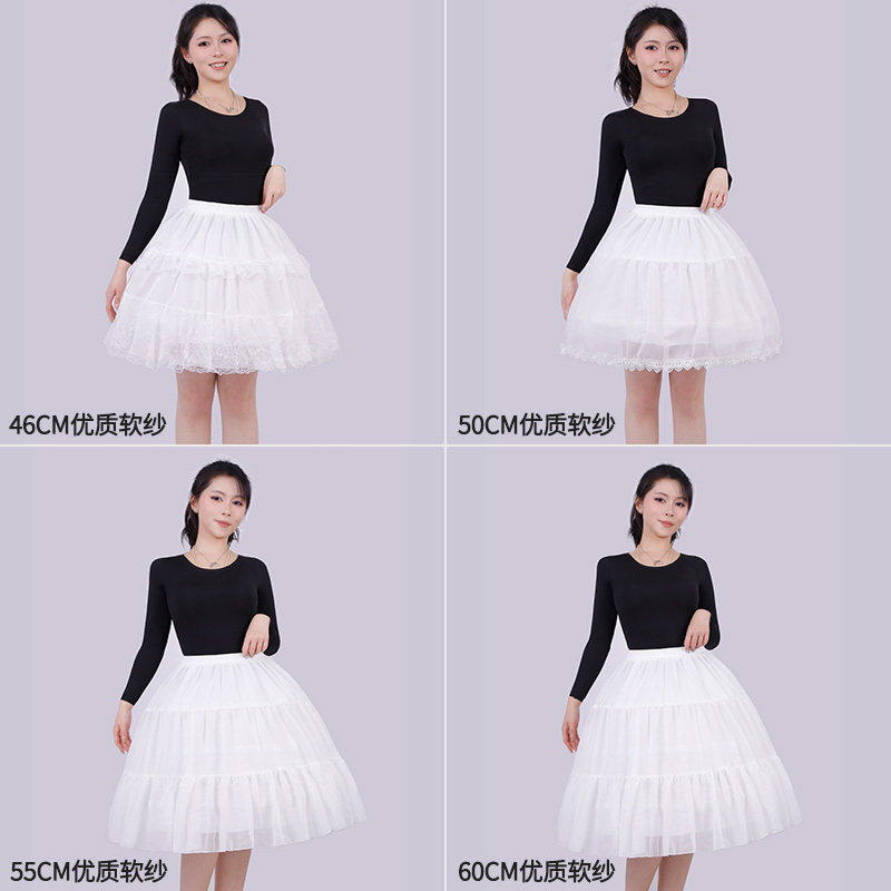 Lolita微蓬无骨软纱裙撑图片