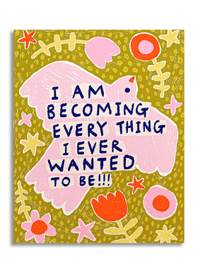 【一口价】插画师Abbie Rosie英文花朵客厅装饰画挂画复刻版画芯