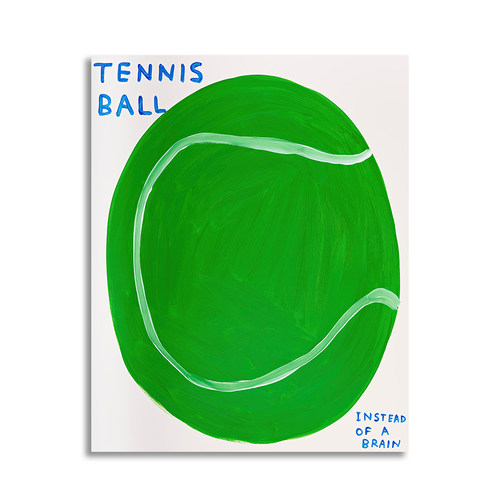 【一口价】插画师David Shrigley复刻版画水果小清新装饰挂画芯