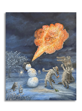 【底价捡漏】Chapman复刻版画有趣搞怪餐厅卧室客厅装饰画挂画芯