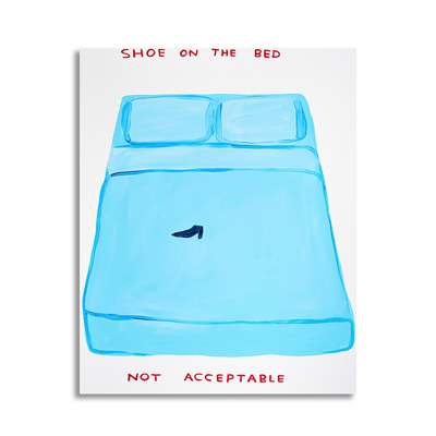 【一口价】插画师David Shrigley复刻版画水果小清新装饰挂画芯