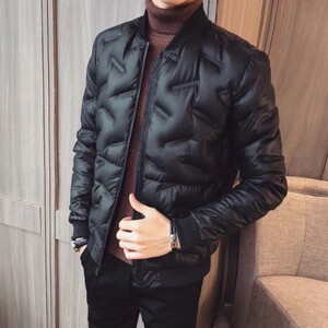轻薄羽绒服男短款修身潮流帅气2023年新款冬季爆款设计感保暖外套