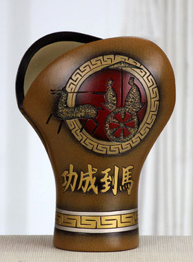 竹报平安工艺品花瓶客厅花瓶彩陶