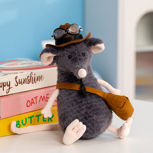 悲伤鼠可爱卡通拉克兰老鼠耗子豚鼠毛绒玩具安抚公仔玩偶生日礼物