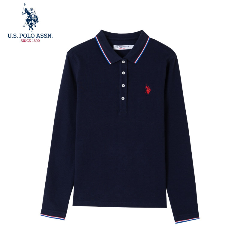 女士POLO衫秋季新品打底衫