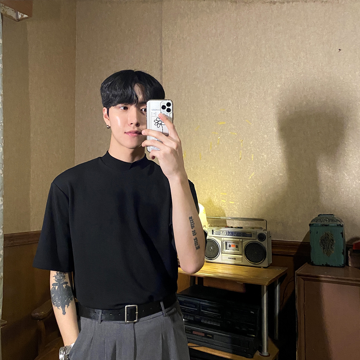 CHUPPIES短袖韩系男女五分袖