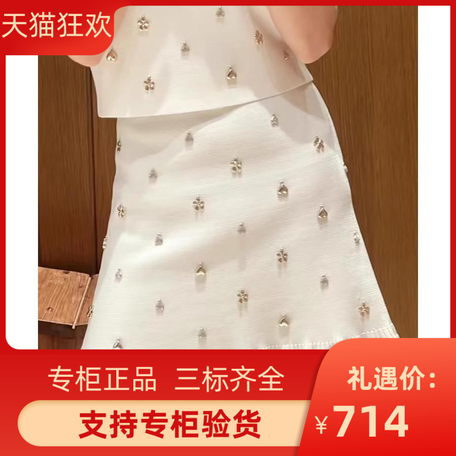 2024早春新款女装法式白色