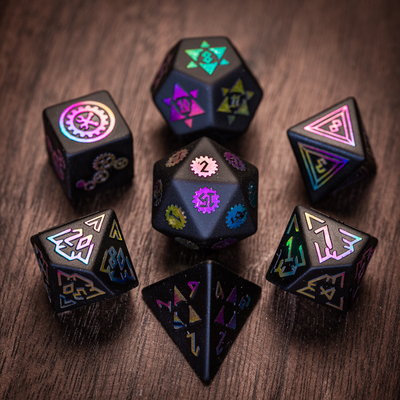 炼金术士黑曜石跑团骰子独立设计
