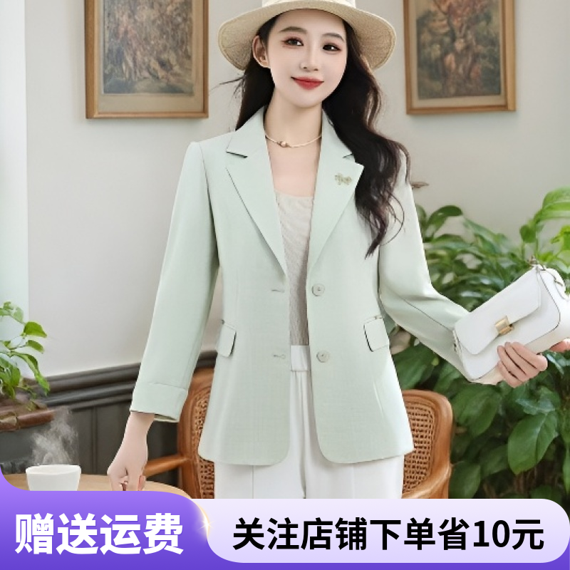 【商场同款】轻熟简约风西装外套女2026春季新款高级感职业气质