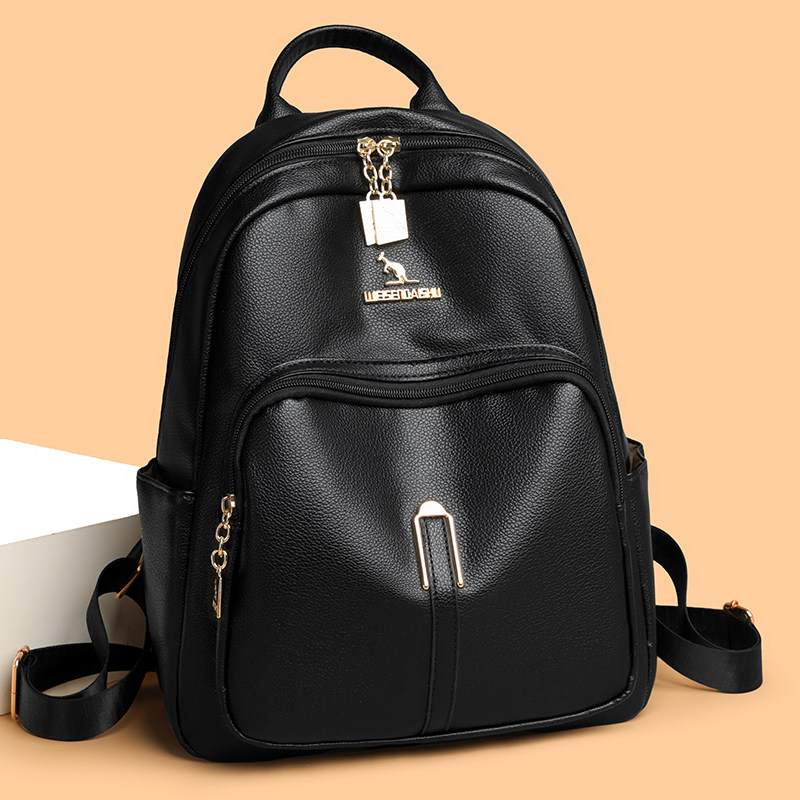 真皮双肩包女2026新款时尚简约软皮背包中年通勤牛皮大容量旅行包,箱包皮具/热销女包/男包,通用款女包,淘宝优惠券,粉丝福利购,淘宝优惠卷