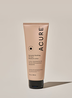 包邮现货美国Acure24小时舒缓保湿乳润肤露无香含胶质燕麦236.5ML