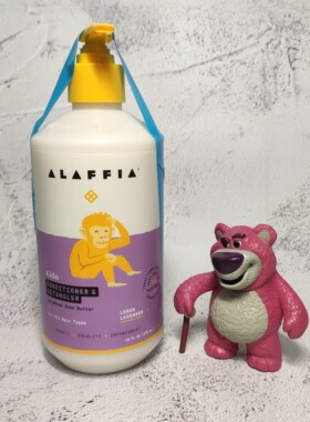 包邮现货Alaffia Everyday Shea婴儿儿童乳木果护发素薰衣草柠檬