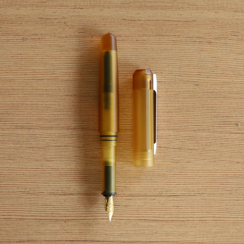 thumbnail for Optane PEI gel pen Optane fountain pen spiral F tip titanium alloy G2 signature stylus