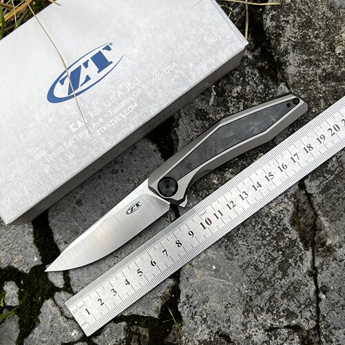 零误差ZT0470碳纤维战术折刀