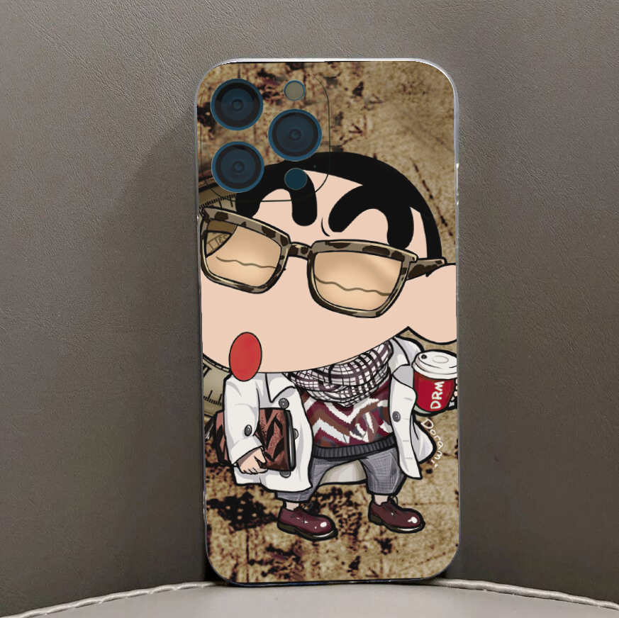 蜡笔小新潮牌插画可爱手机壳