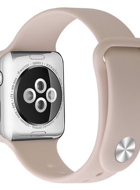 适用苹果手表表带apple watch7表带iwatch手表6/5/4/3代SE硅胶运动型撞色40mm44男女42配件41/45潮牌新款通用