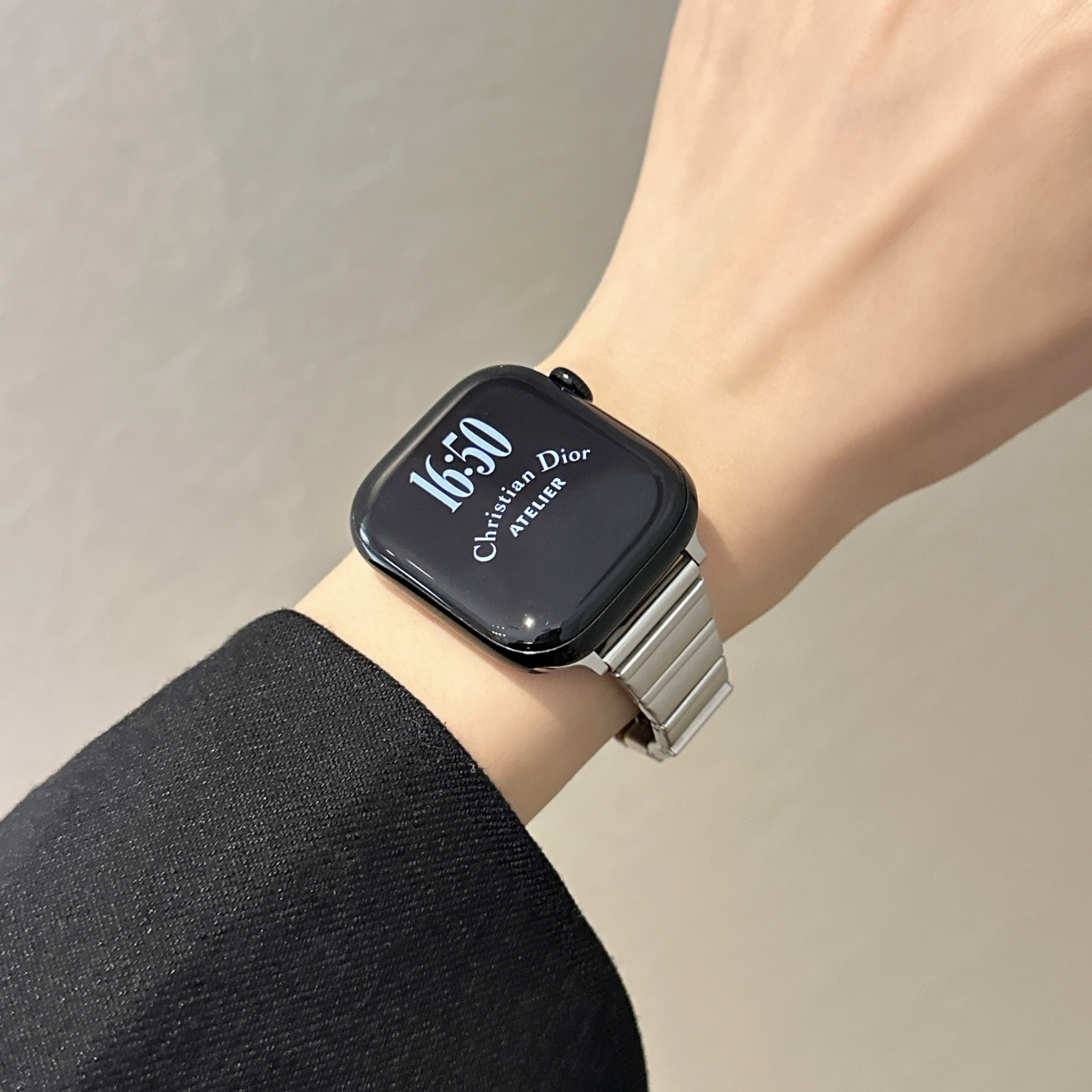 适用苹果手表s9表带iWatch10金属