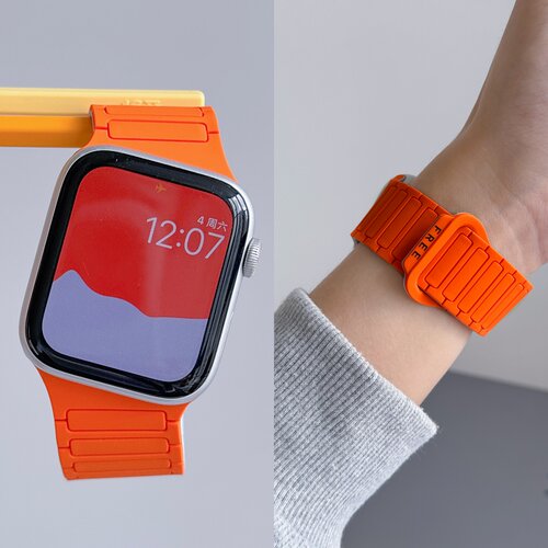 iwatchS11斜切硅胶磁吸表带