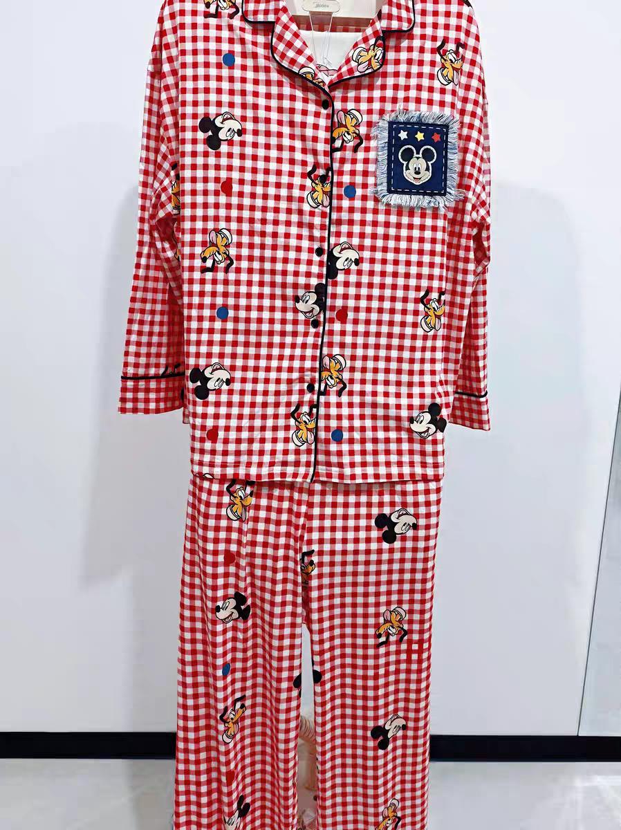 果~甜梦情侣睡衣春秋款士尼联名睡衣/家居服套装