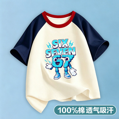 山海经短袖T恤纯棉透气吸汗衣服