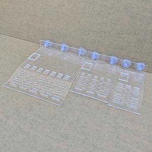 乌龟晒台爬台鱼缸龟缸爬坡亚克力吸盘高水位休息深水浮岛晒背浮台