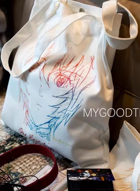 EVA 绫波丽最终一吻One Last Kiss日系EVA帆布包明日香碇真嗣单肩