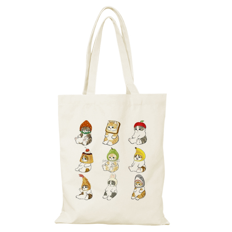 mofusand帆布包鲨鱼猫帆布袋