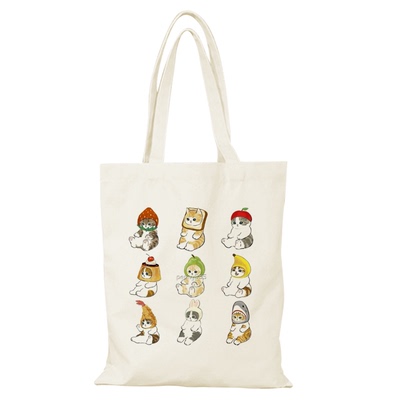 mofusand帆布包鲨鱼猫帆布袋