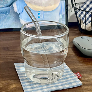 拾光物屿 高硼硅竹节杯玻璃水杯玻璃水杯家用支持定logo