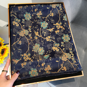 【曦景】宋锦高端国货35姆米重磅真丝大披肩织锦国风送礼丝巾围巾