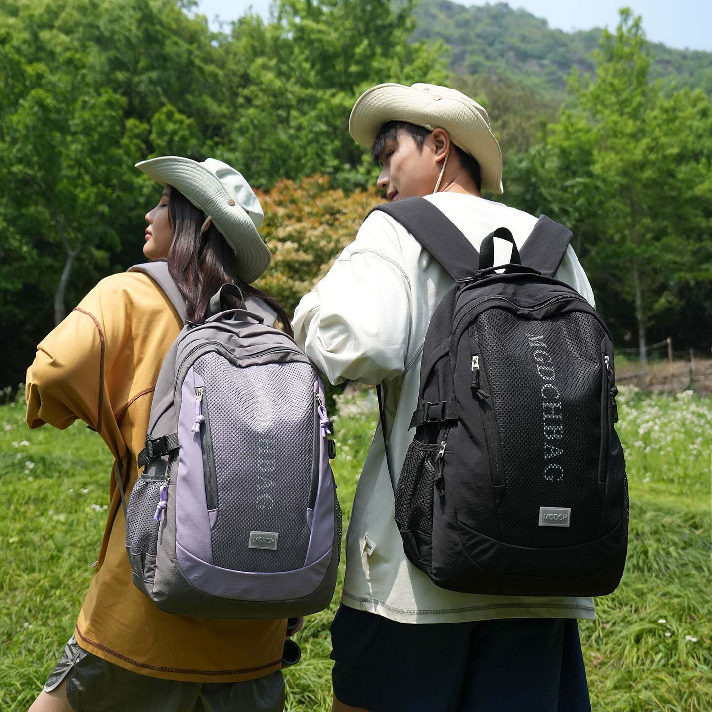 专柜简约双肩包男女韩版中学生书包大容量旅行背包学院风电脑包休