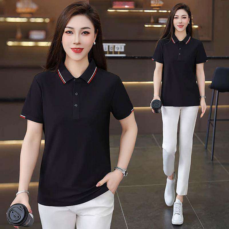 专柜品牌新款冰丝短袖T恤女2026夏季薄款宽松显瘦韩版百搭洋气半