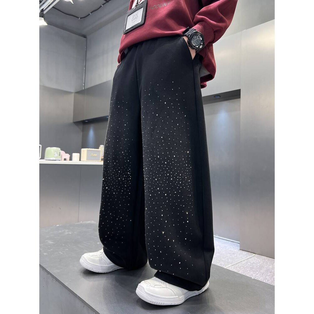 专柜品牌男童裤子春秋款2026新款中大儿童春季休闲运动卫裤男孩春