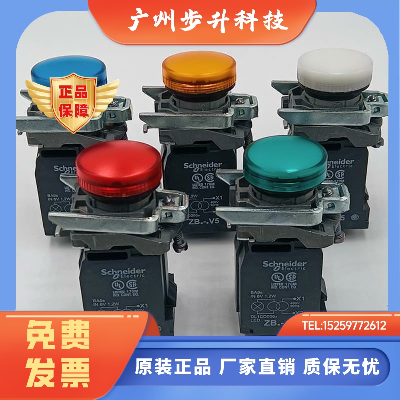 施耐德XB4BV5B1 XB4BV5B3 XB4BV5B4 BV5B5 BV5B6 XB4BV8B3 XB5AV