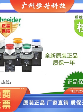 （原装正品）施耐德XB2BW31B1C 33 34 35 36带灯按钮24V 自复位