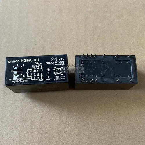 现货 H3FA-BU 24VDC 进口日本时间继电器  DC24V 原装拆机 13脚
