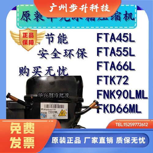 全新万宝华光R290aFTK66 FTY80L E110UL FTA45LFL160ML冰箱压缩机