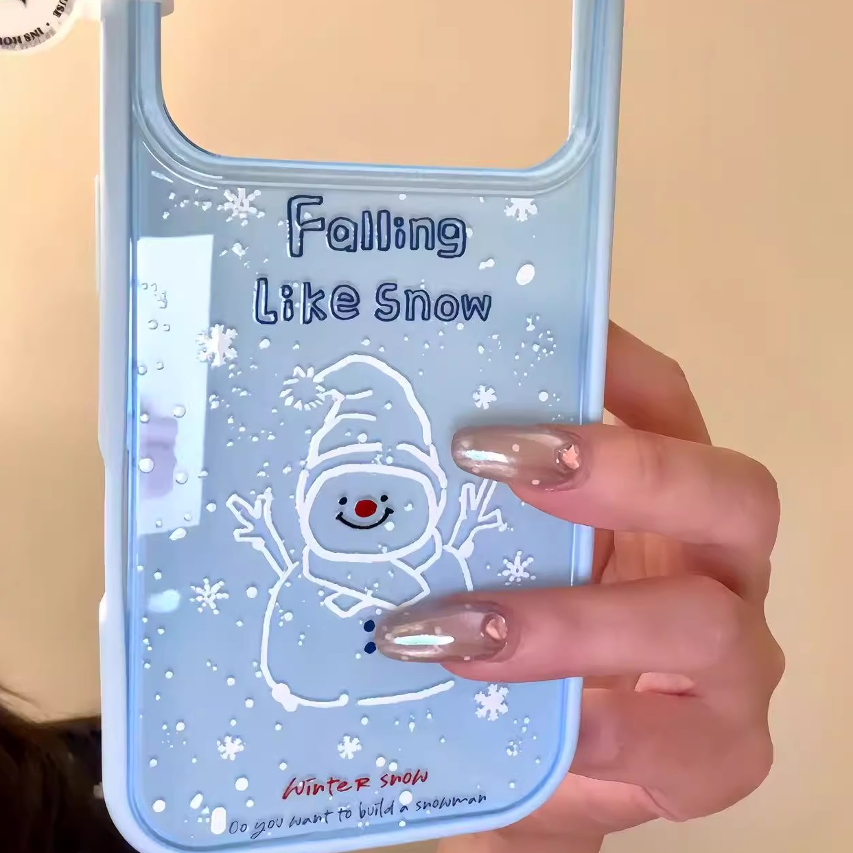 冬季圣诞树红鼻线条雪人适用ihone17promax苹果16p手机壳15二合一可爱卡通童趣创意新款防摔