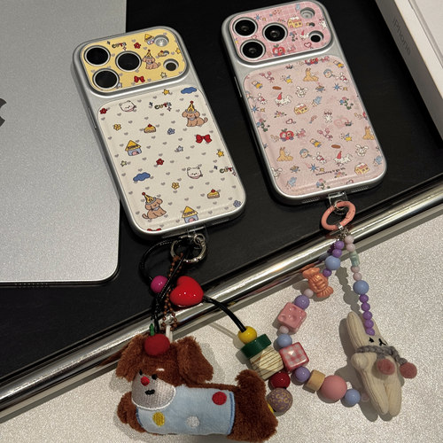 童趣爱心西高地腊肠狗小屋适用于iphone17promax苹果16手机壳新款治愈系软萌可爱萌宠甜美防摔保护壳