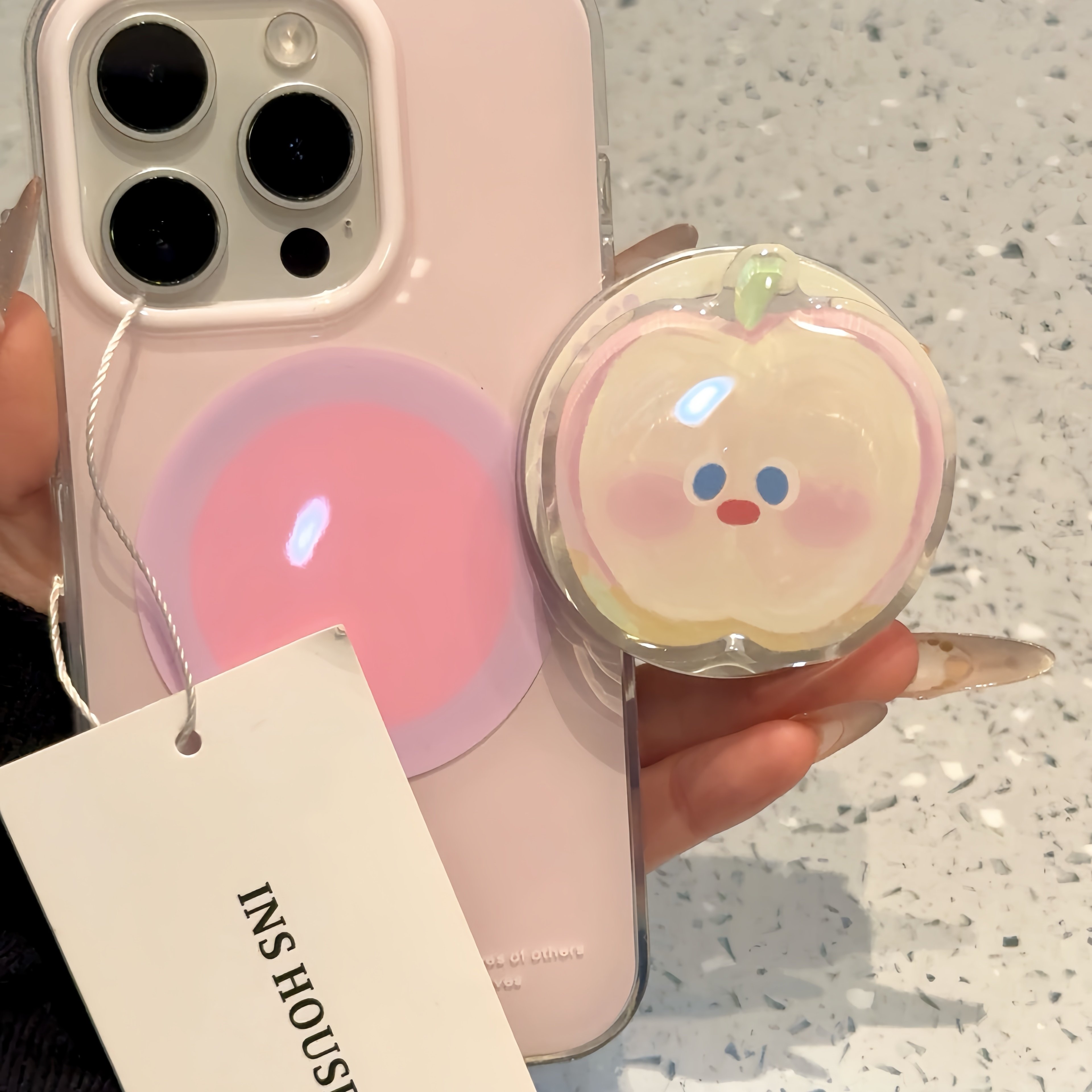 可爱腮红粉苹果磁吸支架适用ihone16promax苹果15pro手机壳14新款13韩系ins风可爱少女心满满,3C数码配件,手机保护套/壳,淘宝优惠券,粉丝福利购,淘宝优惠卷