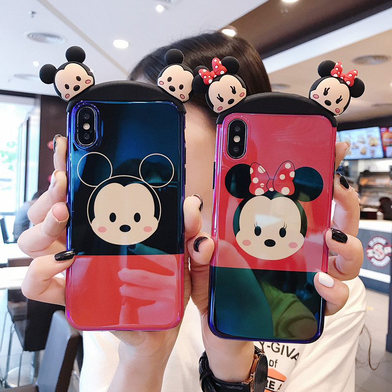 Á¢Ì忨ͨ¶ú¶äÆ»¹ûXÊÖ»ú¿Çiphone7plusÀ¶¹âÈí¿Ç6s¹è½ºÌ×8xÇéÂÂÅ®¿î