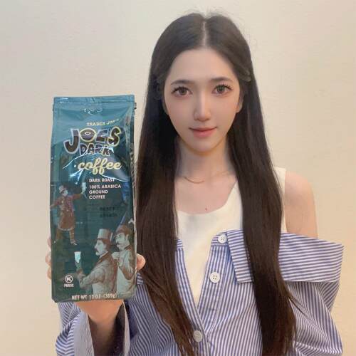 美国直邮Trader Joe's缺德舅 大富翁特色香醇咖啡粉369g 重度烘焙
