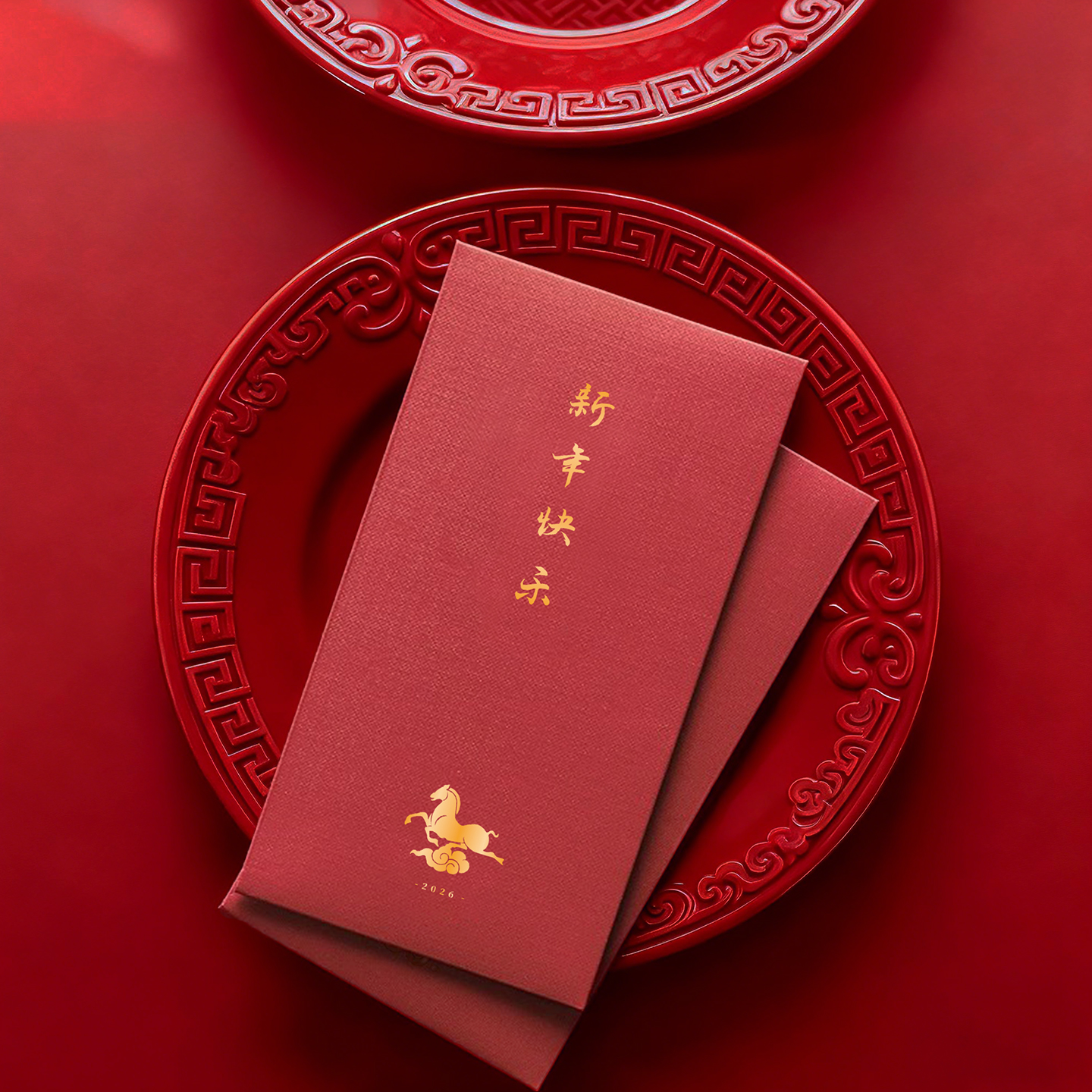2026新款红包封新年快乐马年