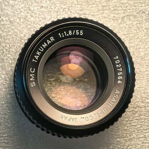 宾得SMC Takumar 55mmF1.8手动定焦镜头，PENTAX太苦玛55/1.8 M42