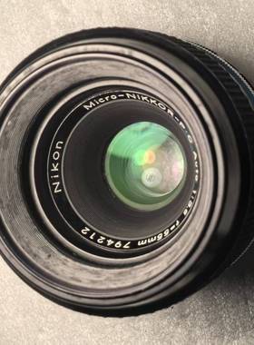 尼康55F3.5 auto版微距镜头，NIKON MICRO-NIKKOR AUTO 55/3.5