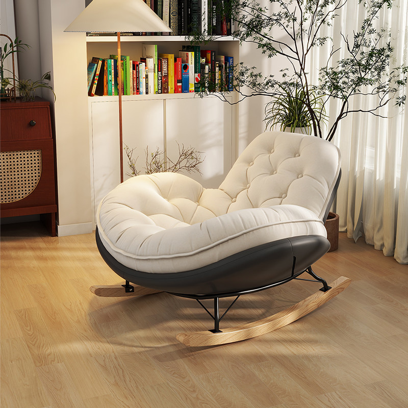 企鹅摇摇椅客厅轻奢单人摇椅躺椅大人家用阳台休闲设计师懒人沙发,住宅家具,摇椅,淘宝优惠券,粉丝福利购,淘宝优惠卷