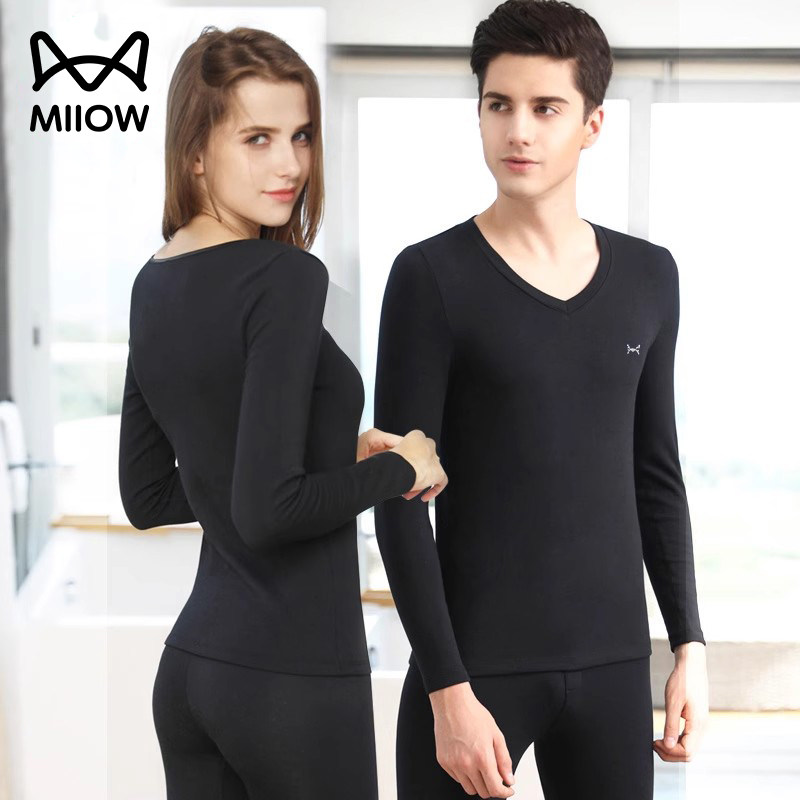 猫人保暖内衣男女士加绒加厚情侣秋衣秋裤纯棉热力绒套装棉毛衫冬,女士内衣/男士内衣/家居服,保暖套装,淘宝优惠券,粉丝福利购,淘宝优惠卷