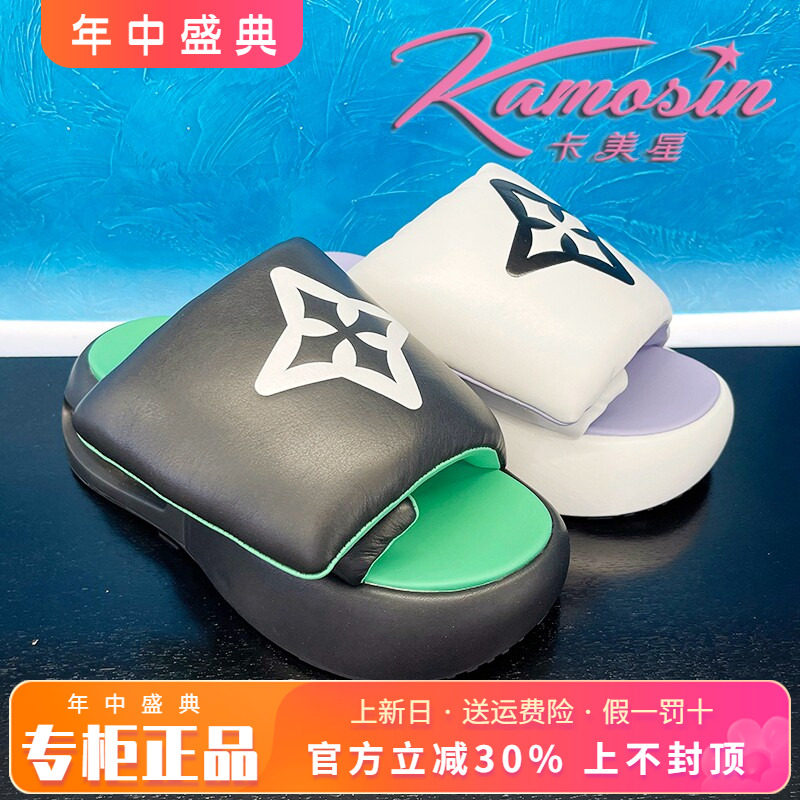 凉拖鞋松糕底厚底女鞋卡美星