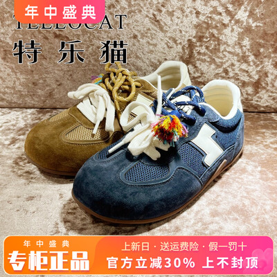 专柜正品特乐猫女鞋2025夏新款平底舒适系带休闲单鞋TSM53S02565